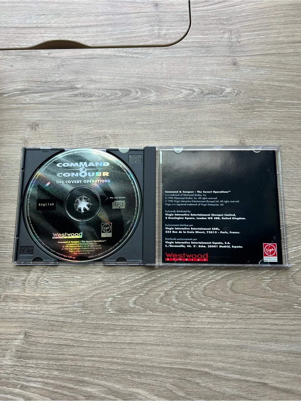 Command & Conquer + Covert Operations PC Big Box CD-ROM Westwood Set